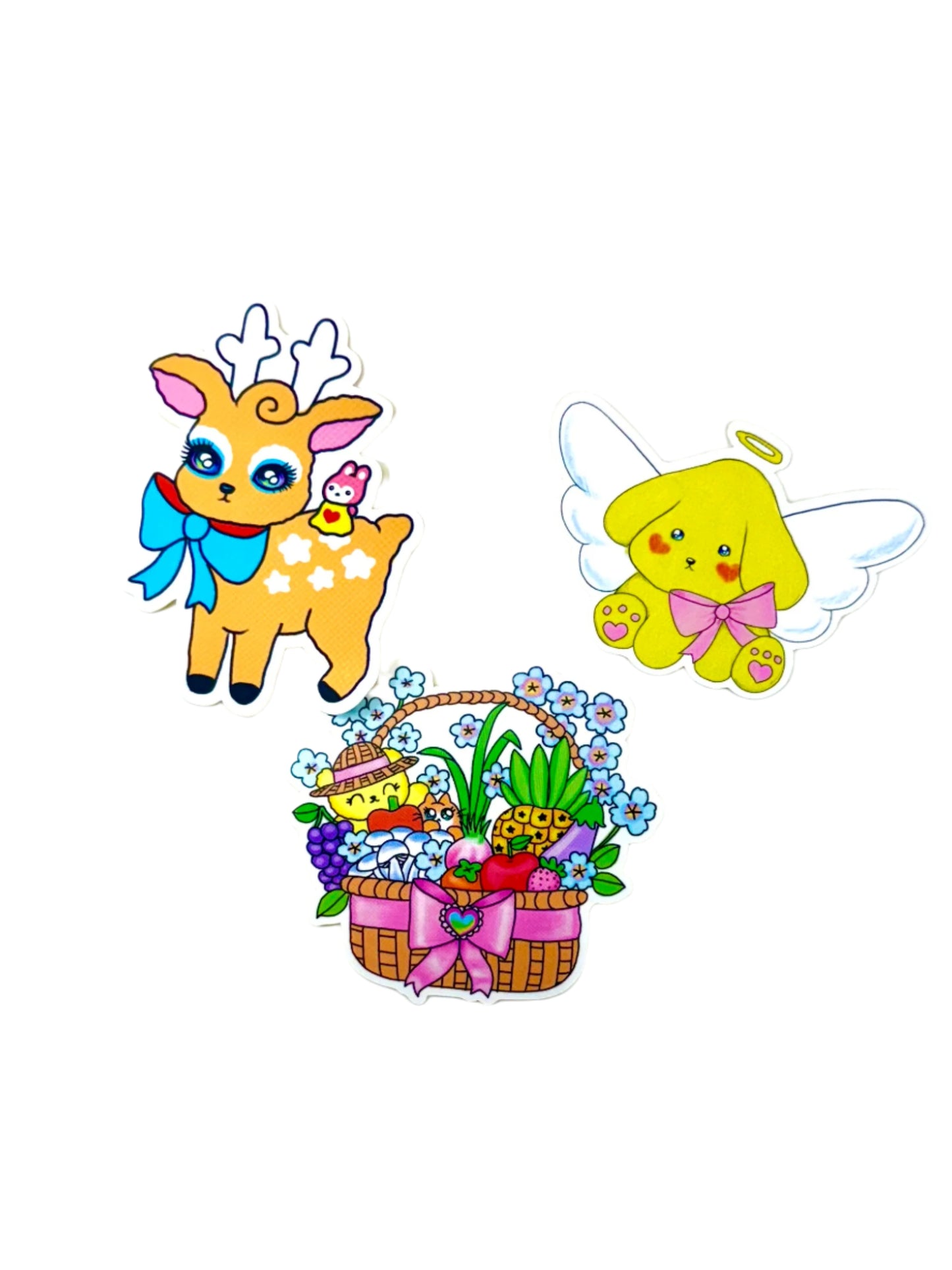 Kawaii Cuties Sticker Pack (3 pack)