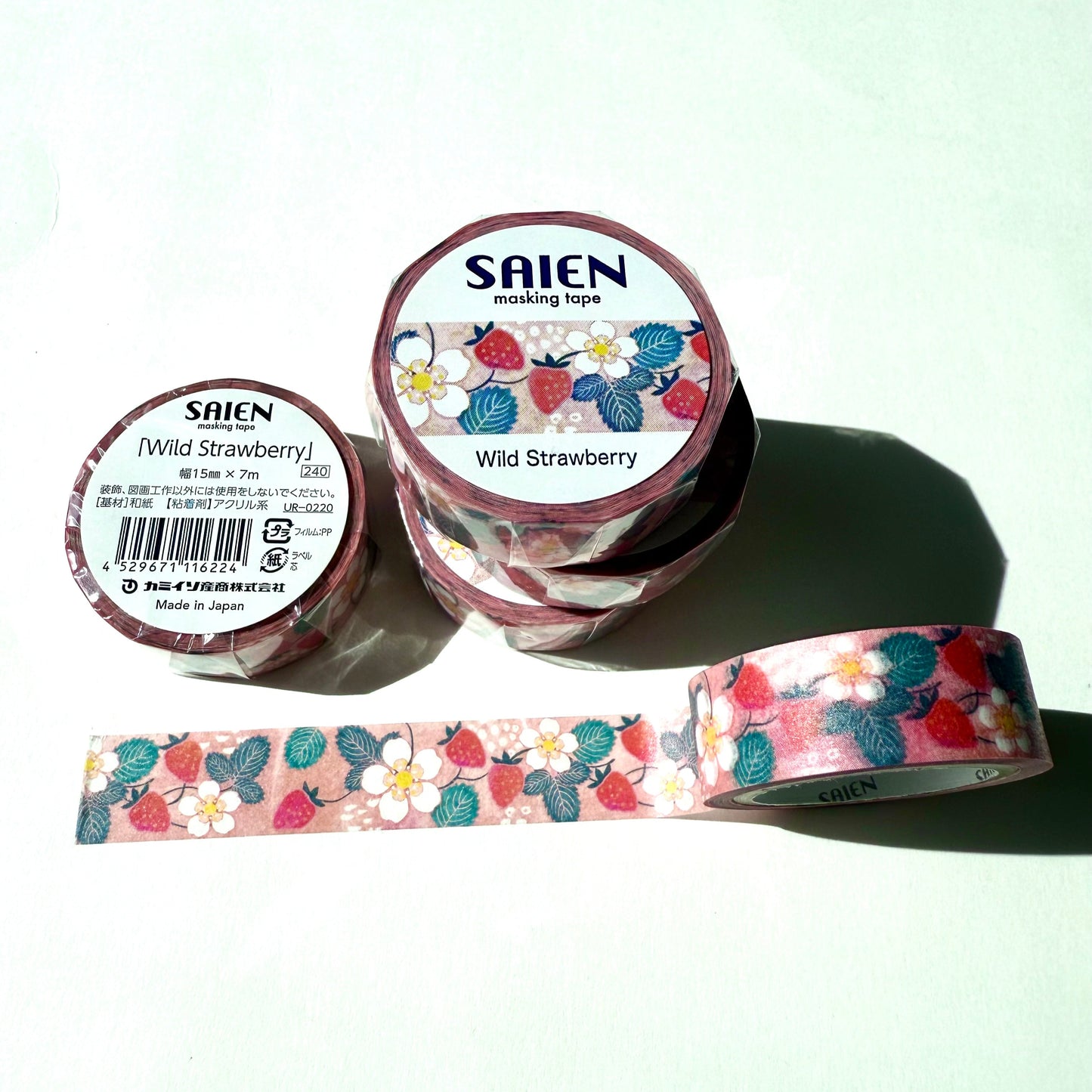 Wild Strawberry Masking Tape / SAIEN