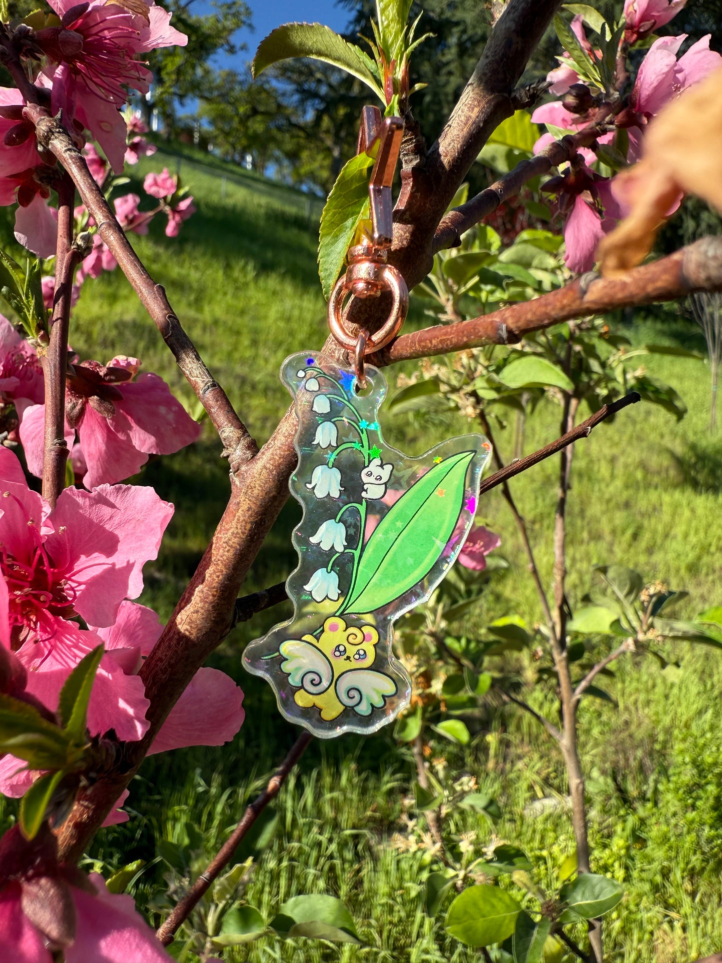 Valley Blossom Wishes Keychain/bag charm