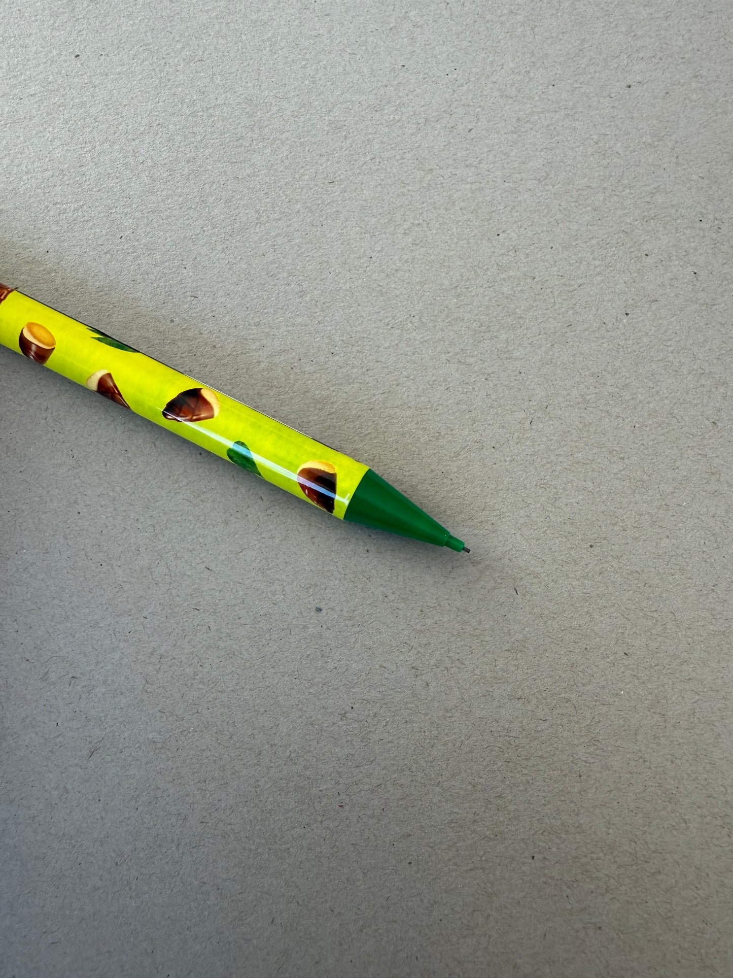 Bamboo Shoot Meiji Snack Mechanical Pencil with Charm