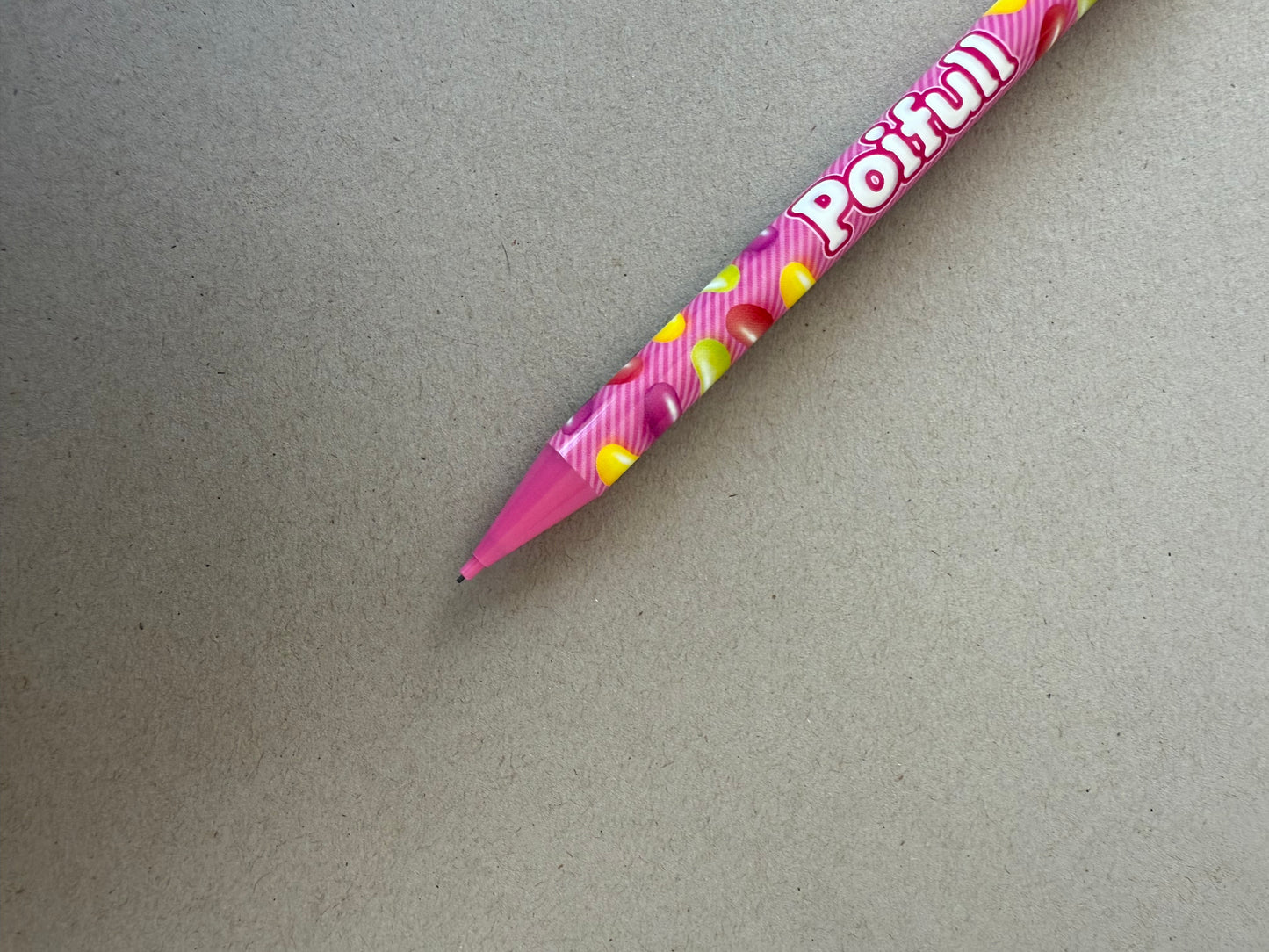 Poifull Gummy Meiji Snack Mechanical Pencil with Charm