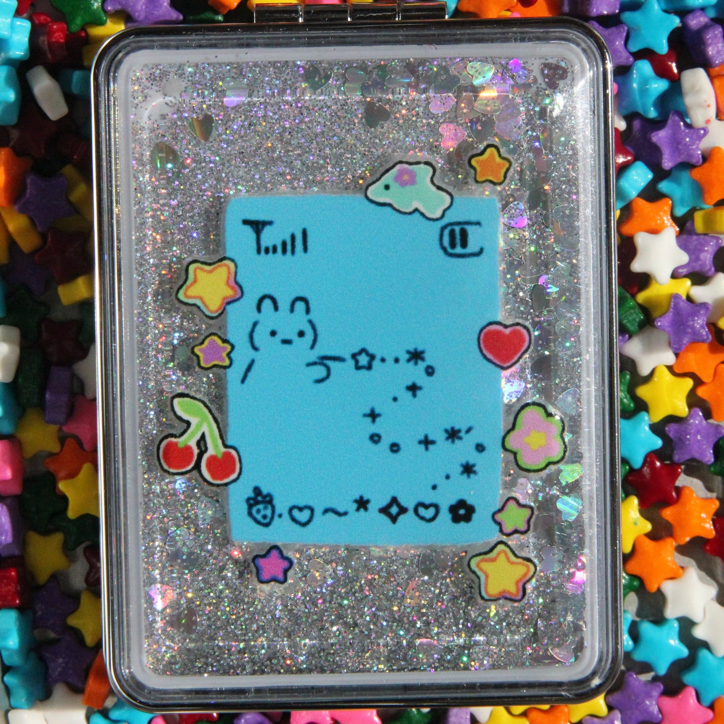 Call me plz pocket mirror