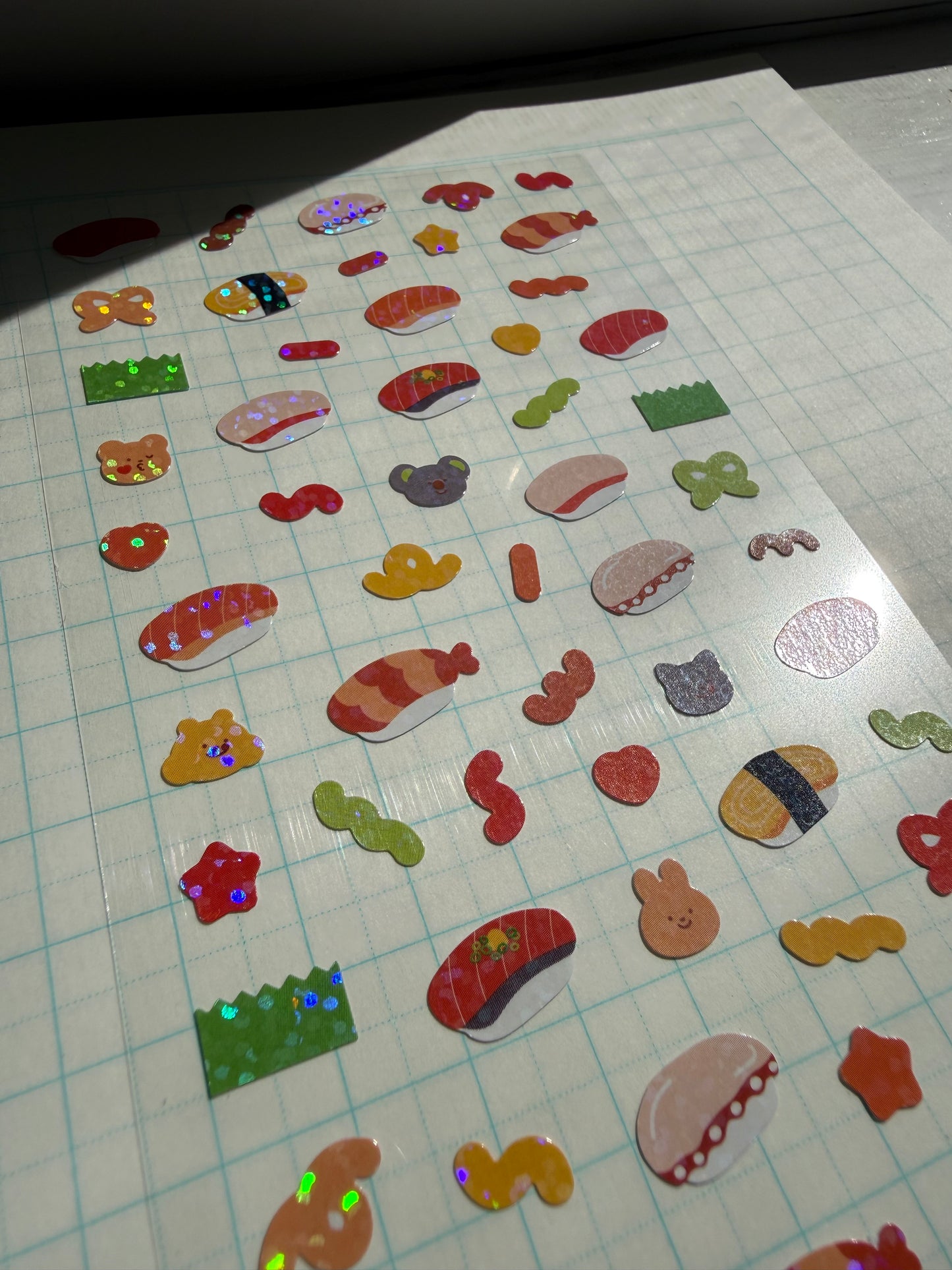Sparkle Sushi Sticker Sheet