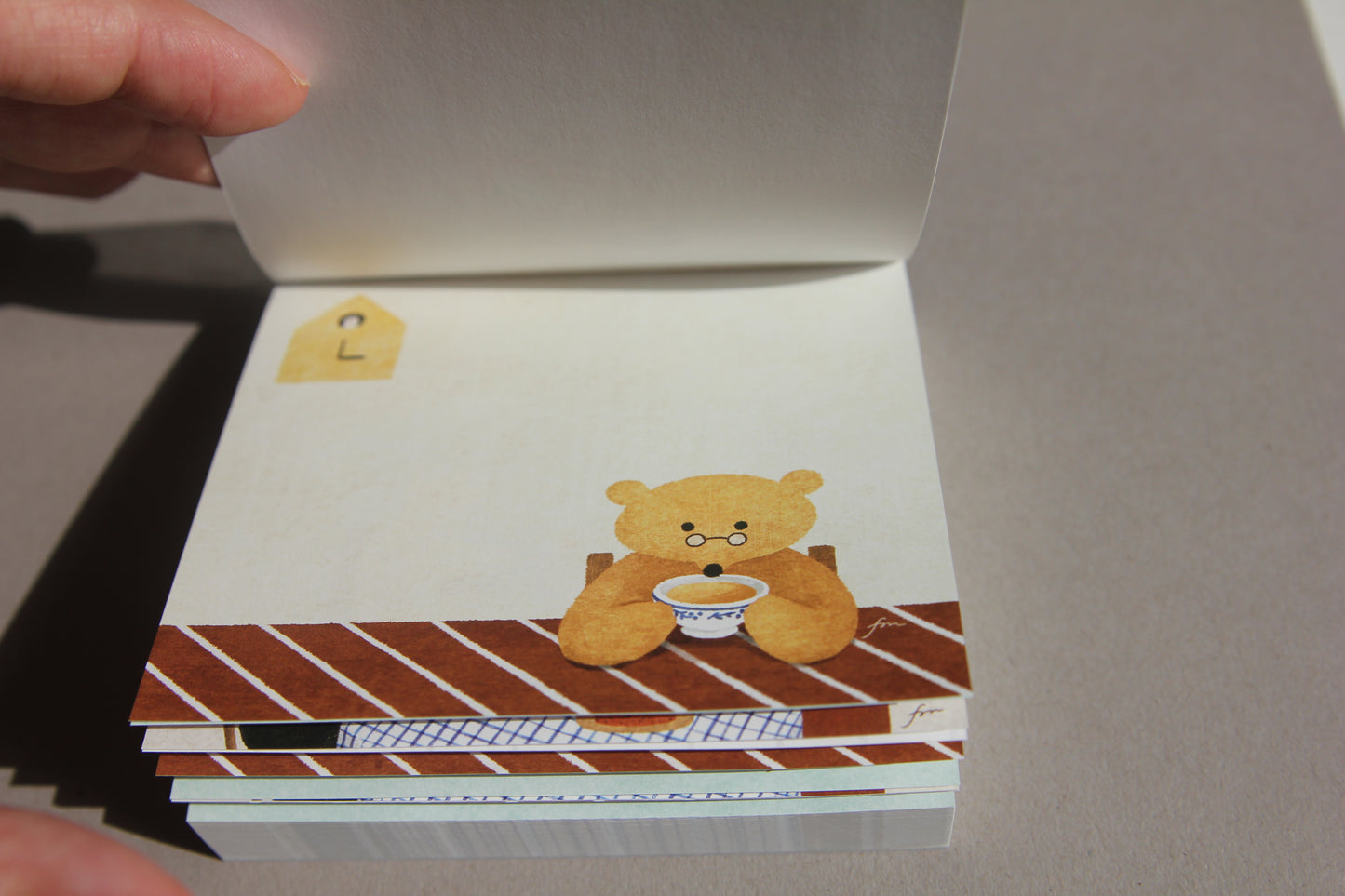 Animal Tea Time: Cozyca x Mariko Fukuoka Memo Pad - 4 designs