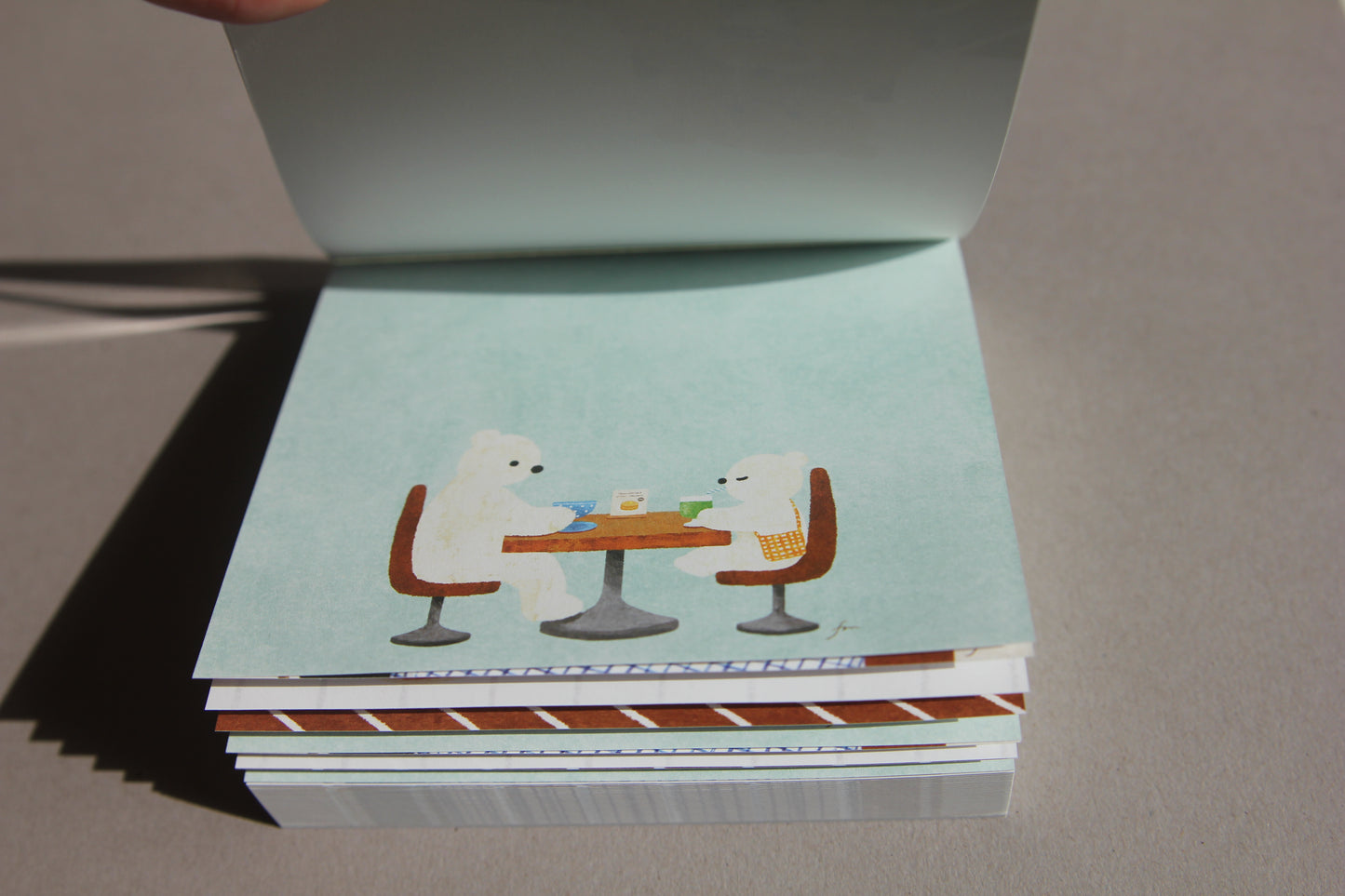 Animal Tea Time: Cozyca x Mariko Fukuoka Memo Pad - 4 designs