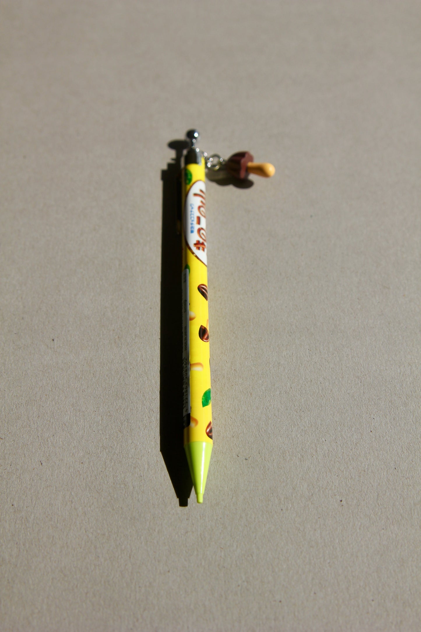 Chocolate Mushroom Meiji Snack Mechanical Pencil with Charm