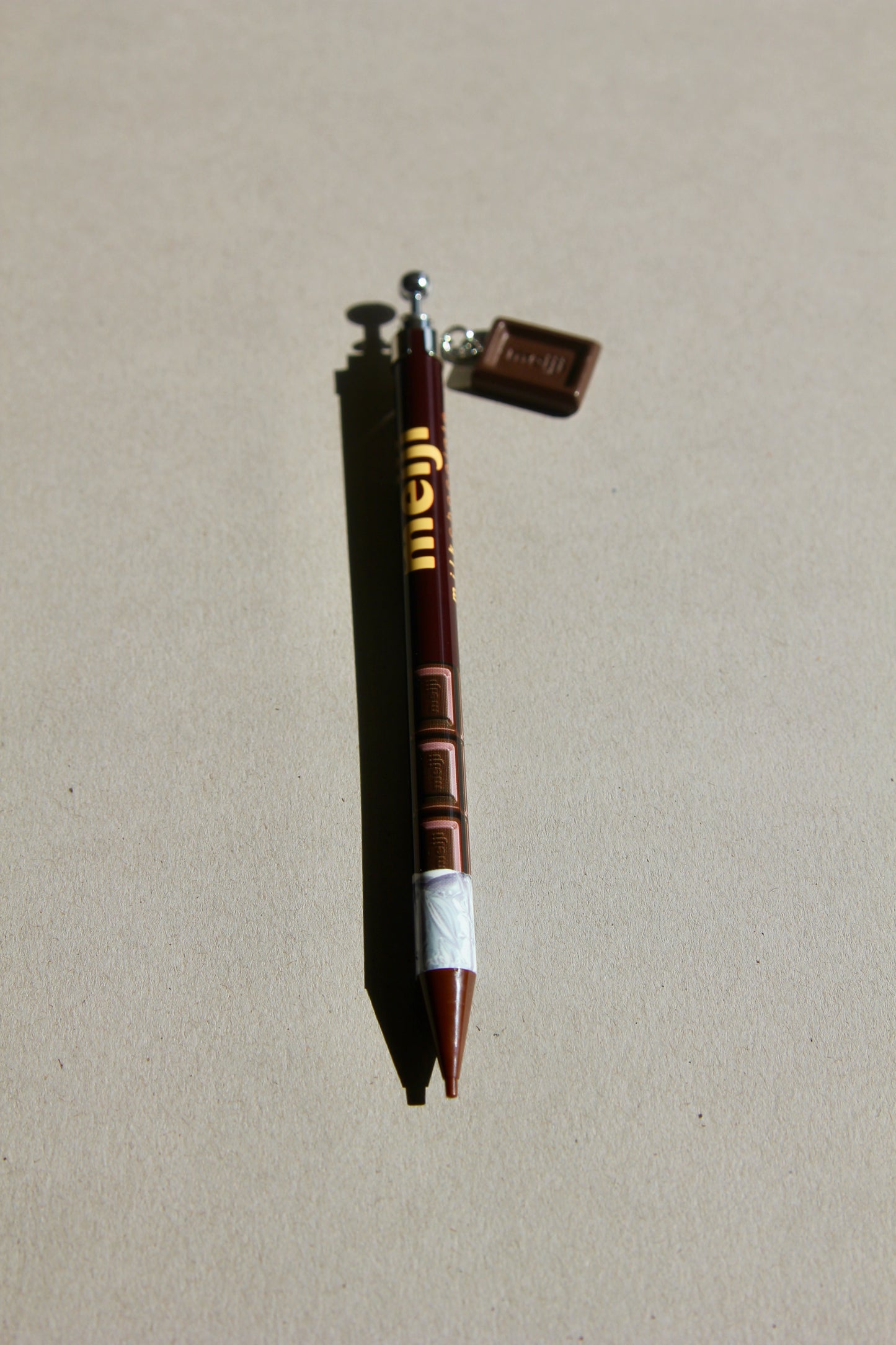 Milk Chocolate Bar Meiji Snack Mechanical Pencil with Charm