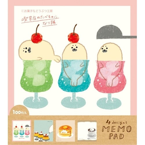 Sweet Cafe Furukawa Shiko Memo Pad - 4 designs