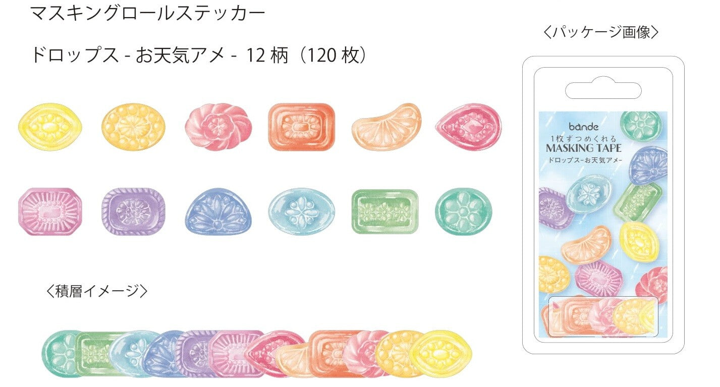 Candy Drops Bande Washi Tape