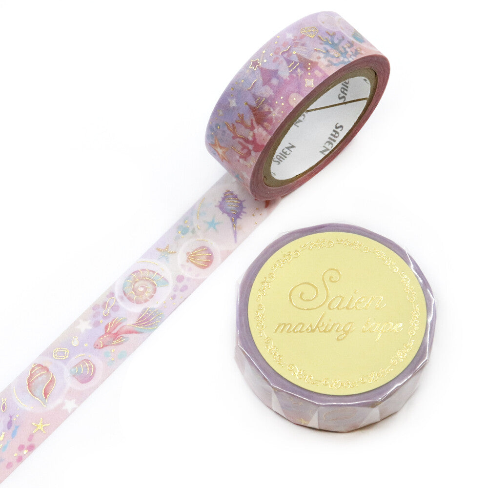 Sea Dream Gold Foil Washi Tape