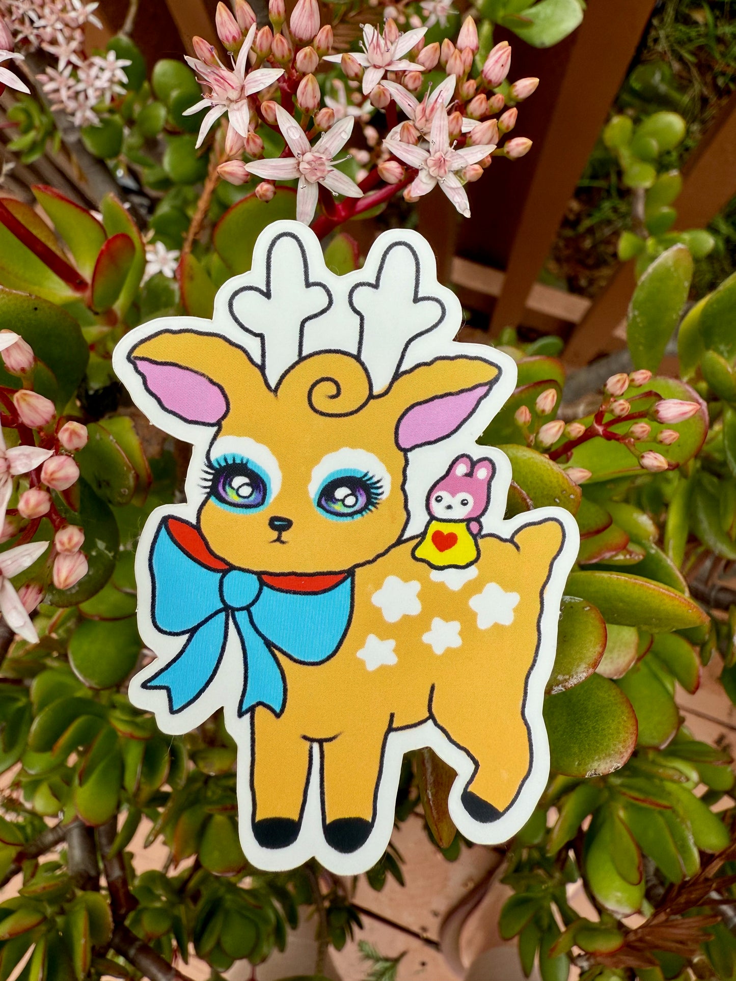 Deer Friends Vinyl Sticker (single)