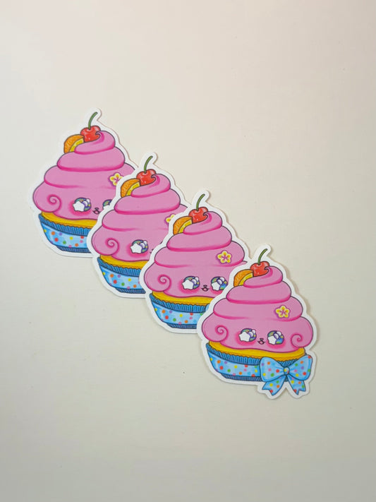 Pupcake Vinyl Sticker (single)