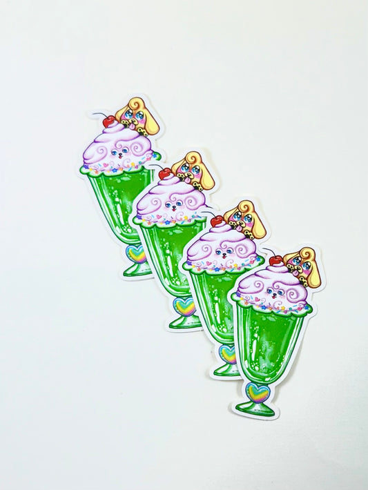 Melon Soda Vinyl Sticker (single)