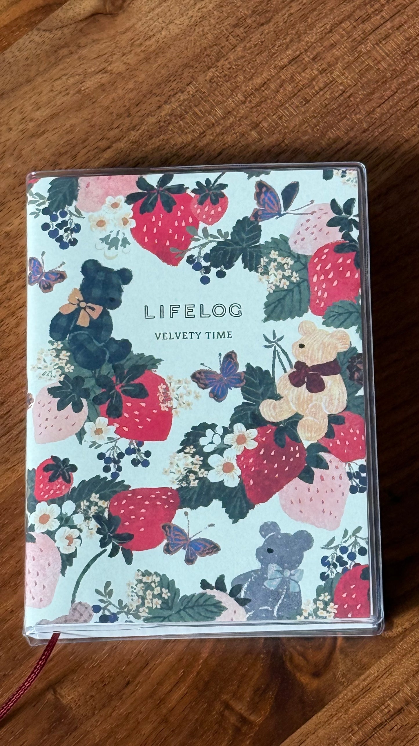 Tomoko Hayashi Strawberry Picnic Teddy Notebook