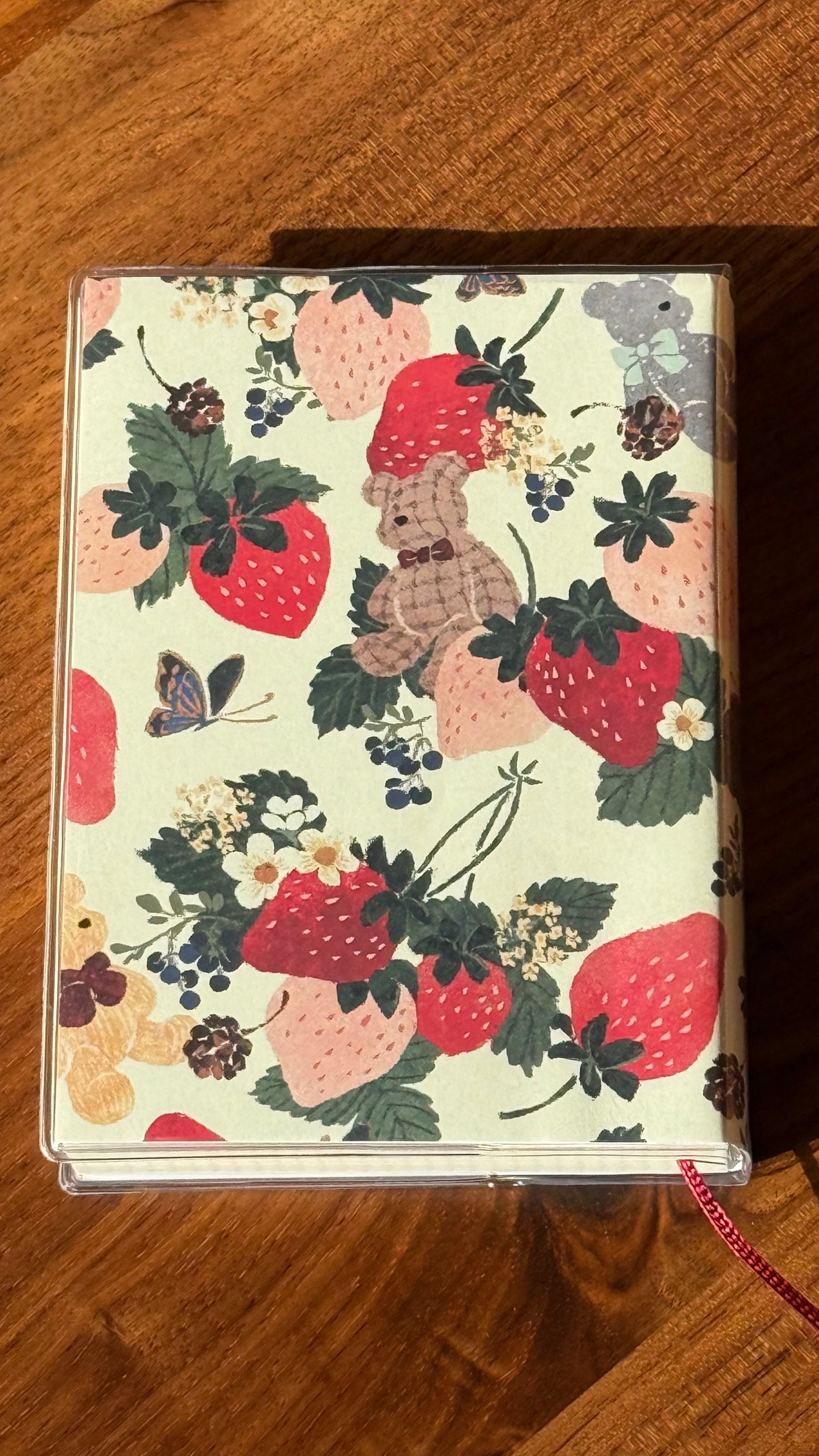Tomoko Hayashi Strawberry Picnic Teddy Notebook