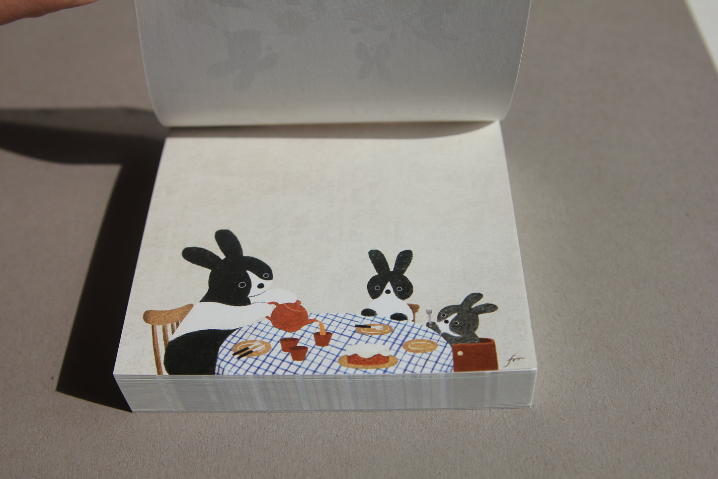 Animal Tea Time: Cozyca x Mariko Fukuoka Memo Pad - 4 designs
