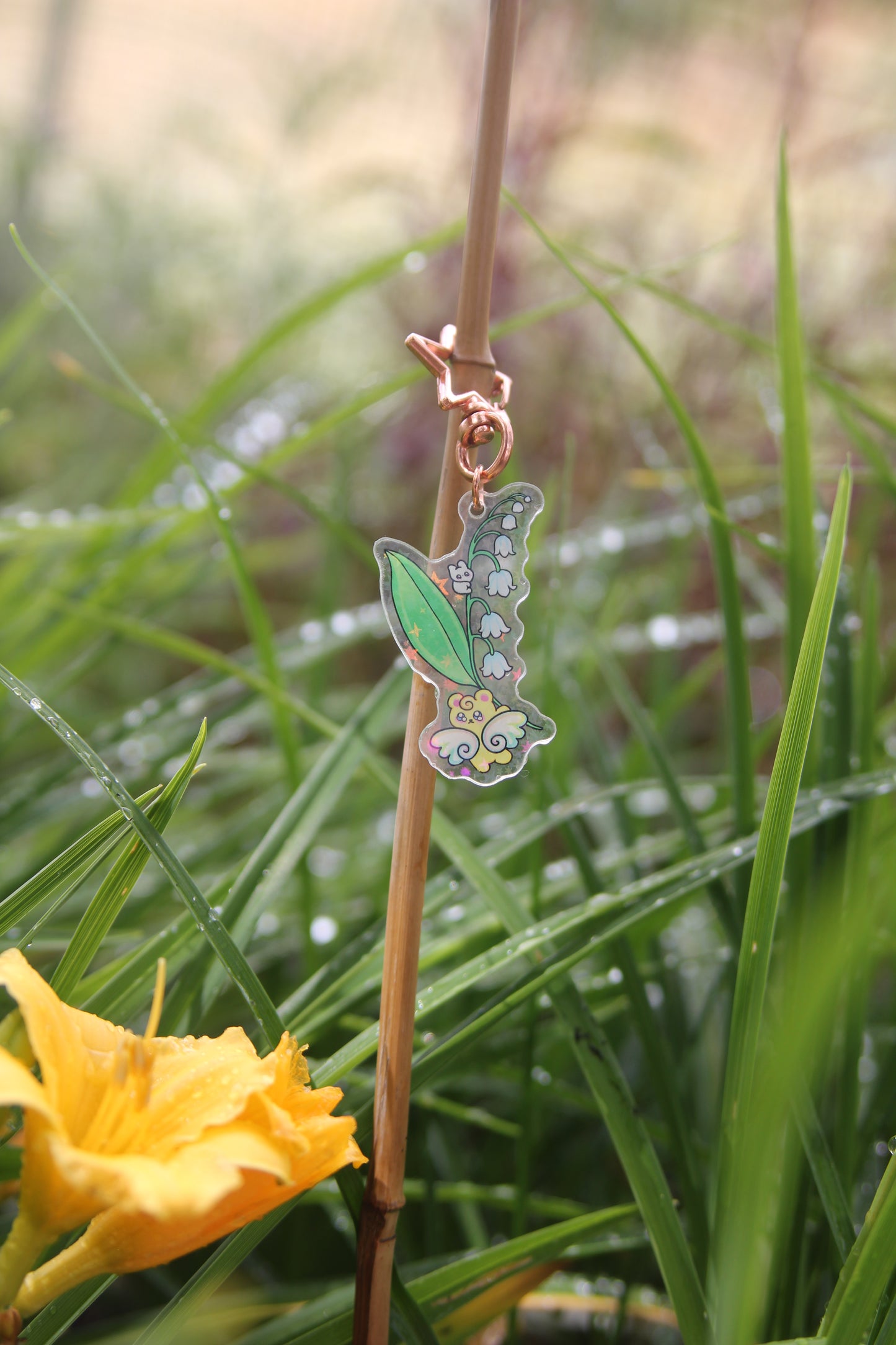 Valley Blossom Wishes Keychain/bag charm