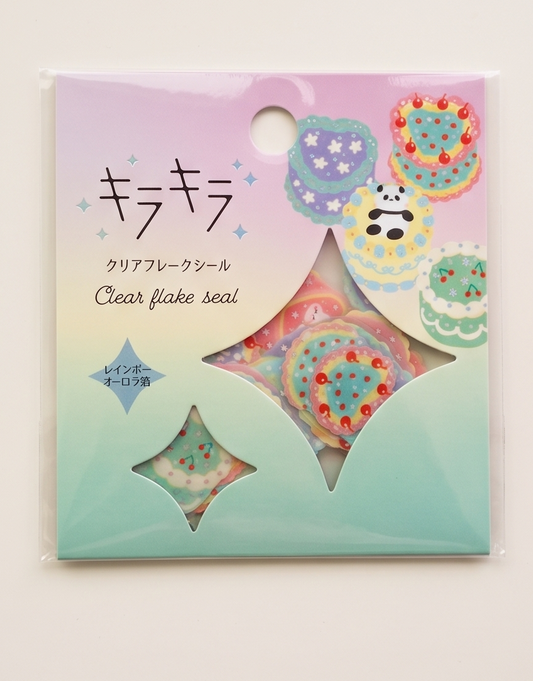 Twinkle Cake Flake Stickers