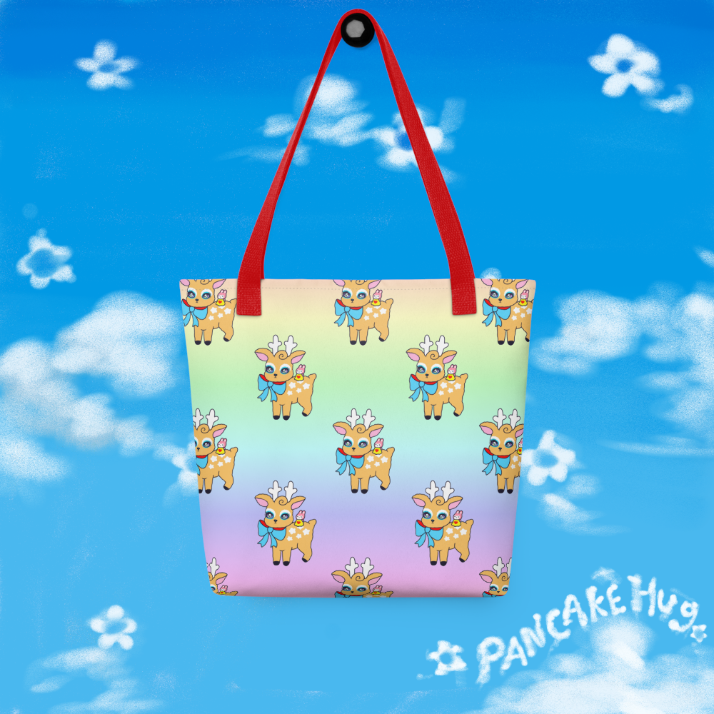 Deer friends tote bag