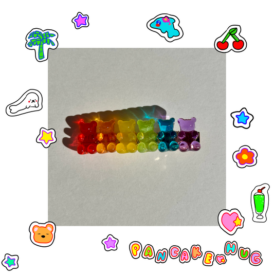 Gummy bear hair clip