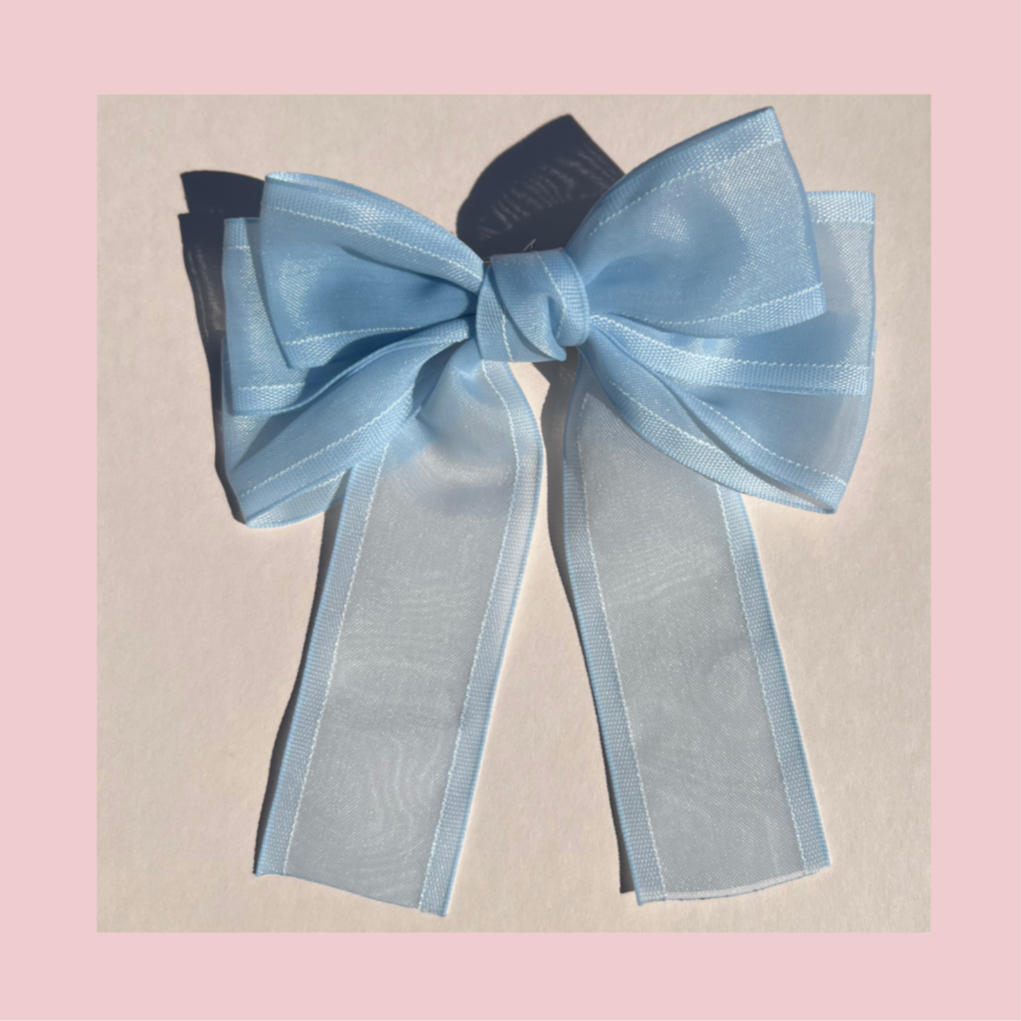 blue bow