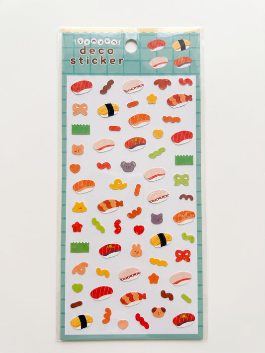Sparkle Sushi Sticker Sheet